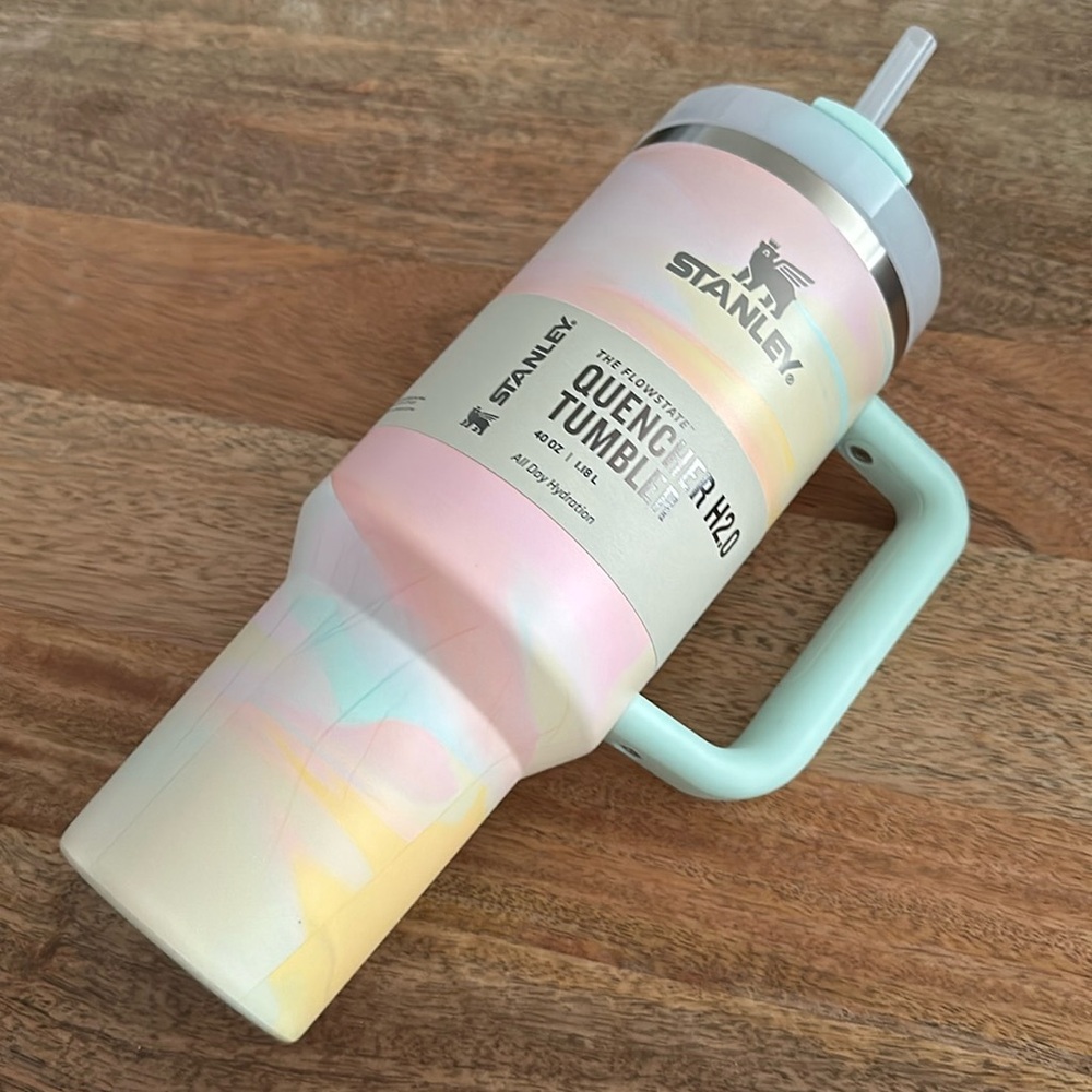 NEW Stanley Quencher 40oz The Clean Slate in Warm Serene Brushstrokes